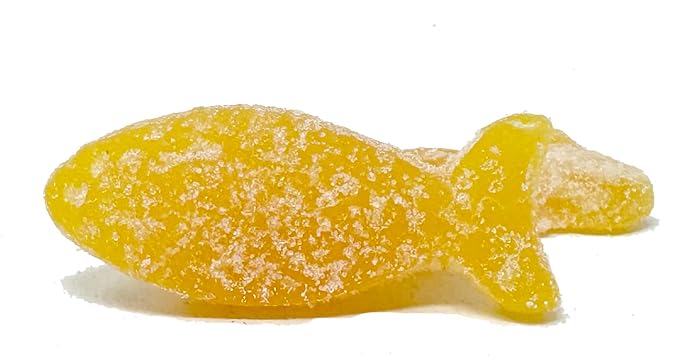 Bon Bon Swedish Candy Sour Peach Fish Vegan Candy, Sour Gummy Candy from Sweden 5.2 Ounce (Pack of 2) - For Health For Ethics -