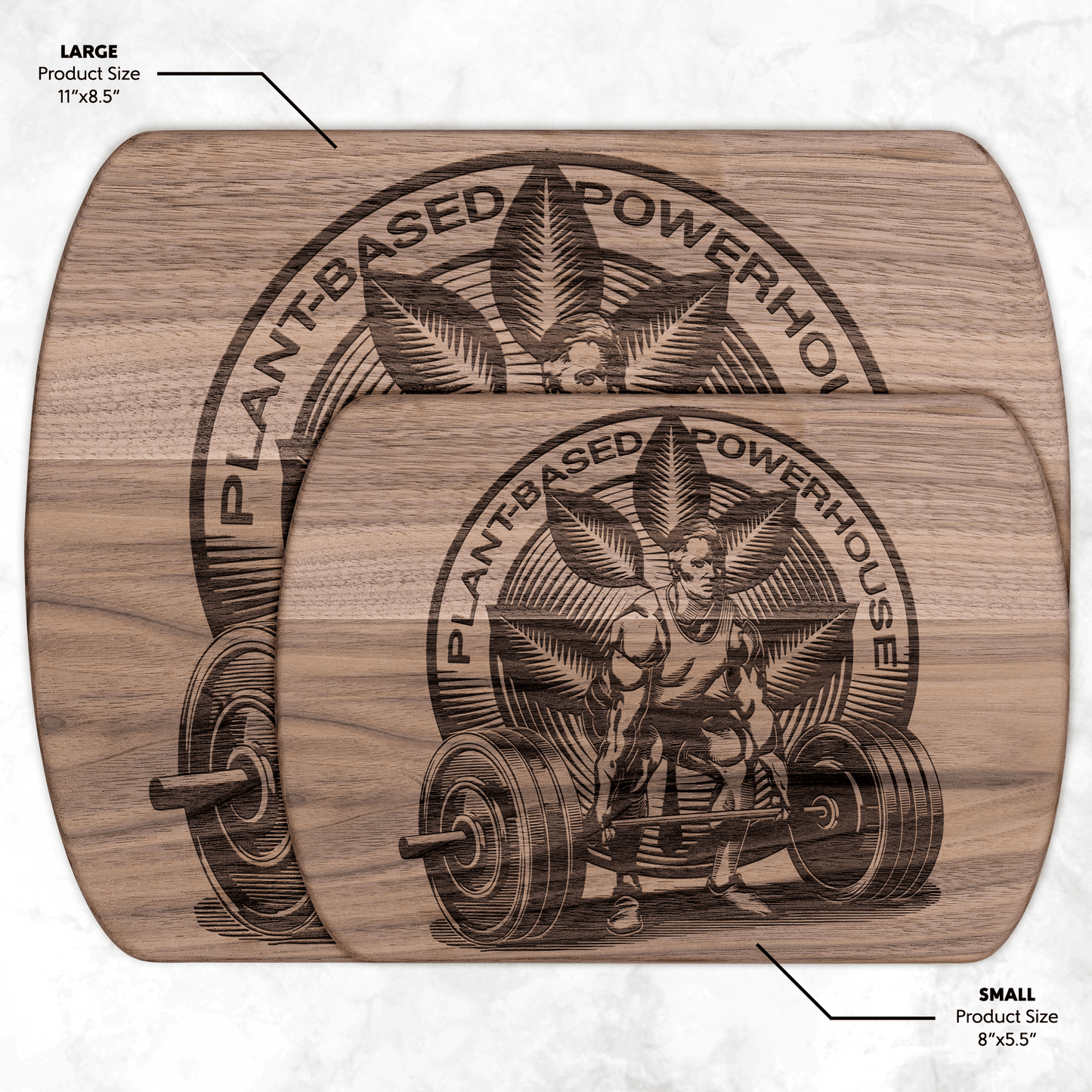 Plant - Based Powerhouse Cutting Board - For Health For Ethics - Small