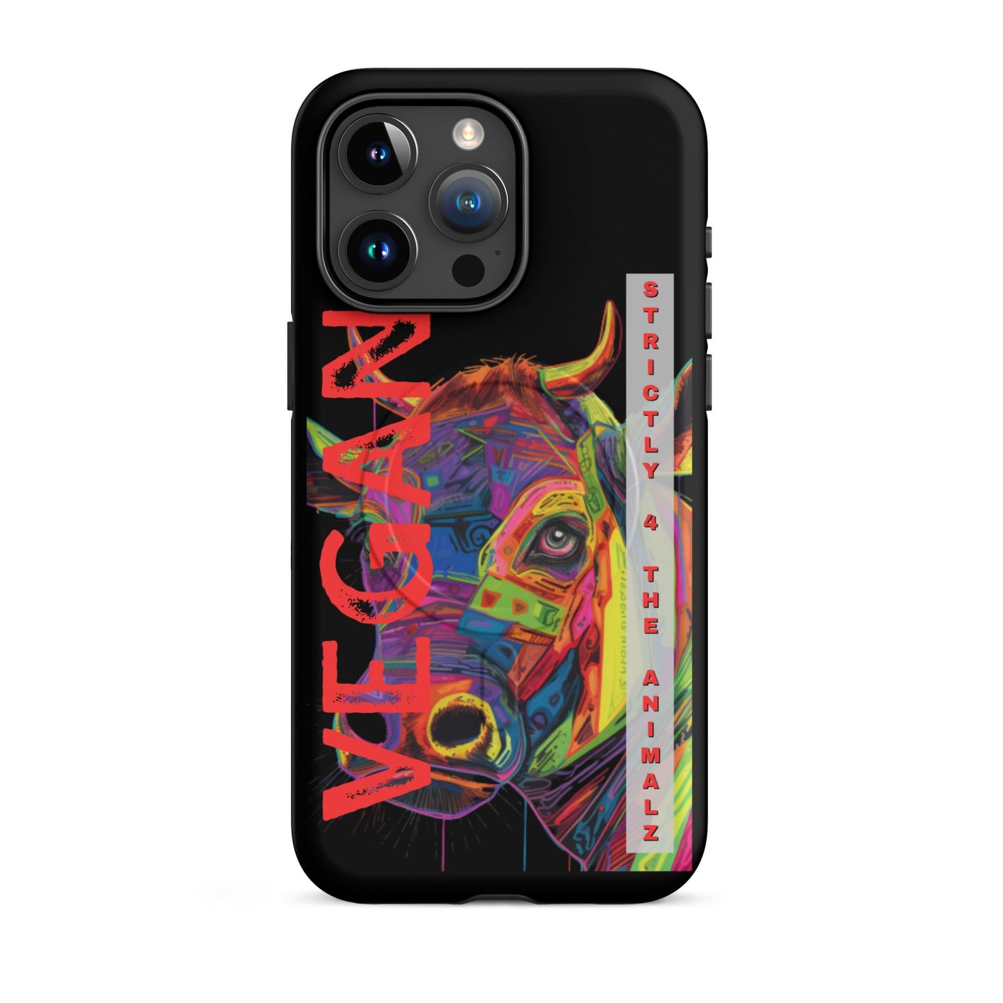 Strictly 4 The Animalz MagSafe® tough case for iPhone® - For Health For Ethics - iPhone 15 Pro Max