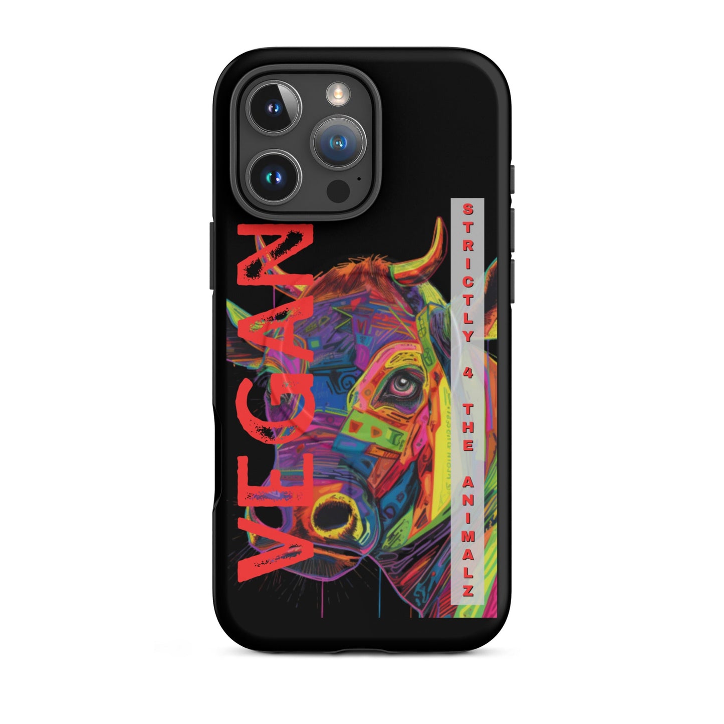 Strictly 4 The Animalz MagSafe® tough case for iPhone® - For Health For Ethics - iPhone 16 Pro Max