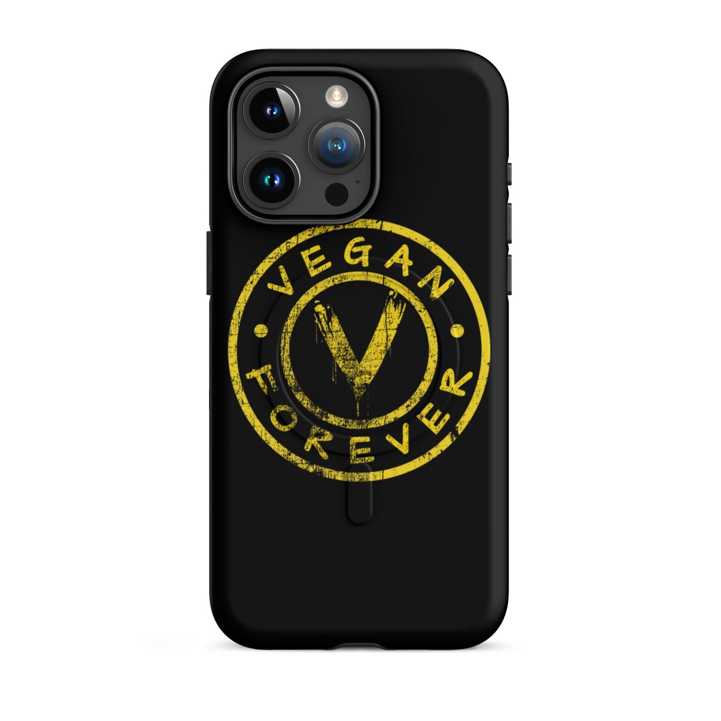 Vegan Forever MagSafe® tough case for iPhone® - For Health For Ethics - iPhone 15 Pro Max