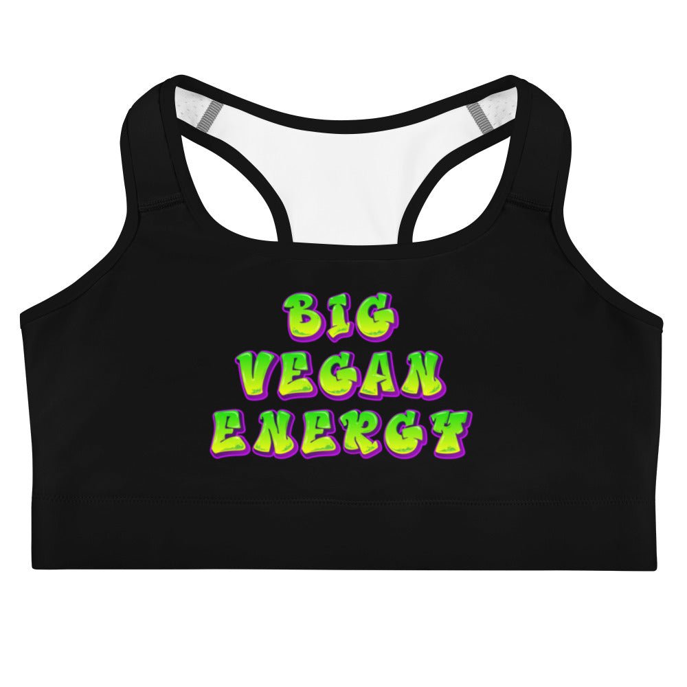 Big Vegan Energy Sports bra - For Health For Ethics - XS - Front