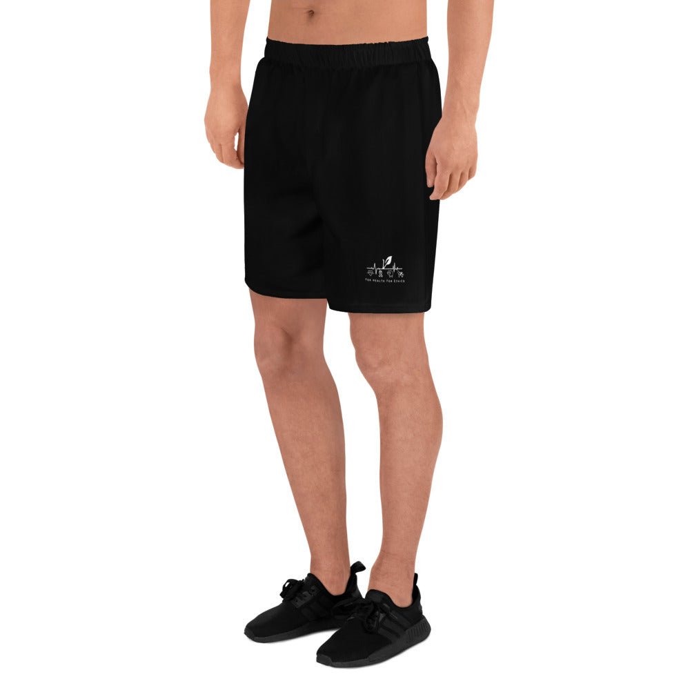 For Health For Ethics Athletic Shorts - For Health For Ethics - 2XS - Man Front Side