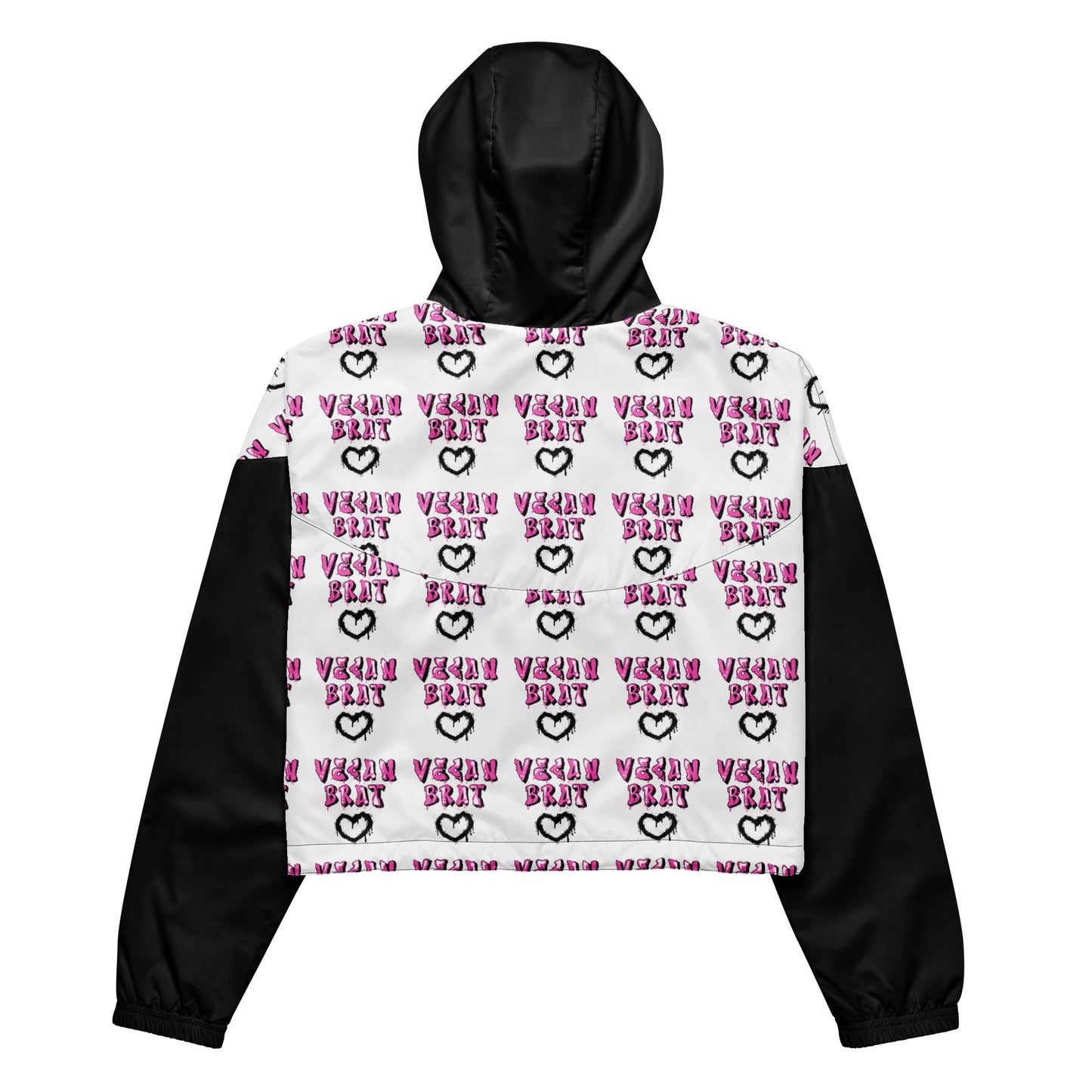 Vegan Brat Women’s cropped windbreaker - For Health For Ethics - XS