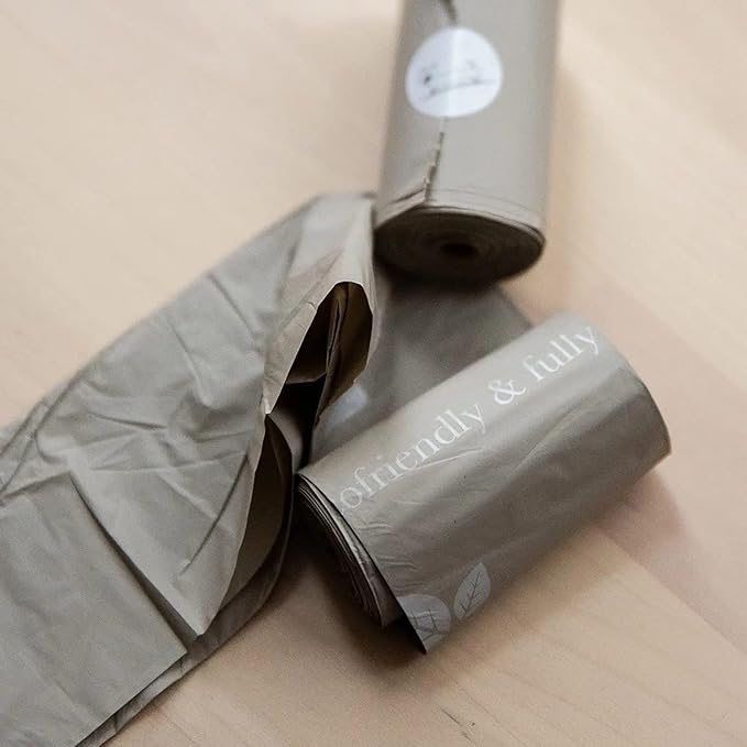 100% Certified Home Compostable and Biodegradable Dog Poop Bags - ASTM D6400 & EN 13432 Compliant Dog Waste Bags – 60 Bags – 4 x Rolls of Plant Based Compostable Poop Bag - For Health For Ethics - 