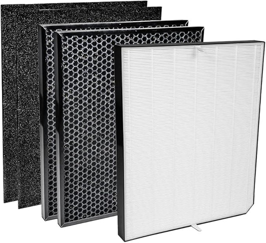 AIRDOCTOR AD3000 / AD3500 Fits Both Models Genuine Filter Replacements - One Year Combo Pack Includes: 1 UltraHEPA & 2 Carbon/Gas Trap/VOC & Pre - Filters (AD3500 / AD3000 One Year Combo Pack) - For Health For Ethics - 