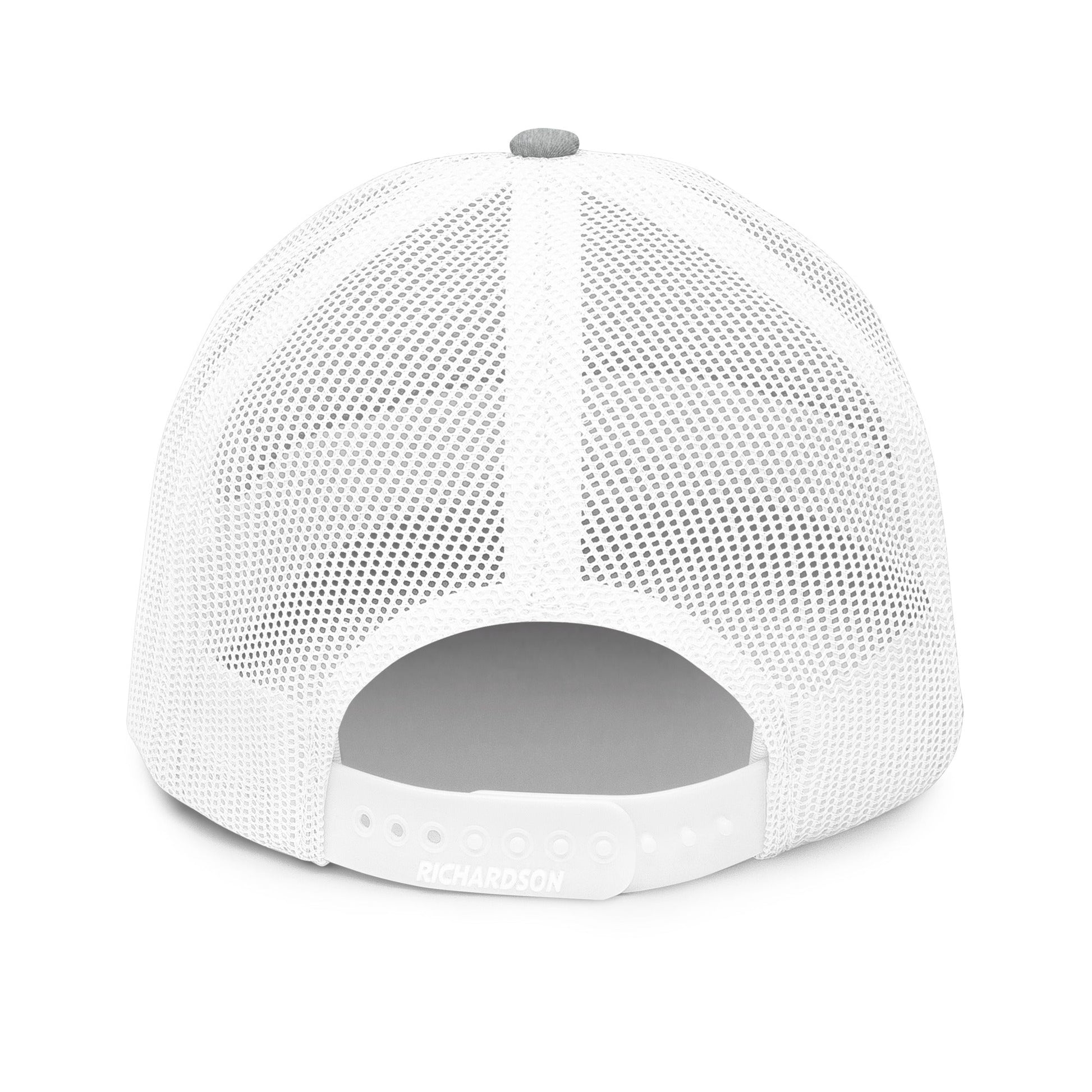 American Flag Hat - For Health For Ethics - Heather Grey/White