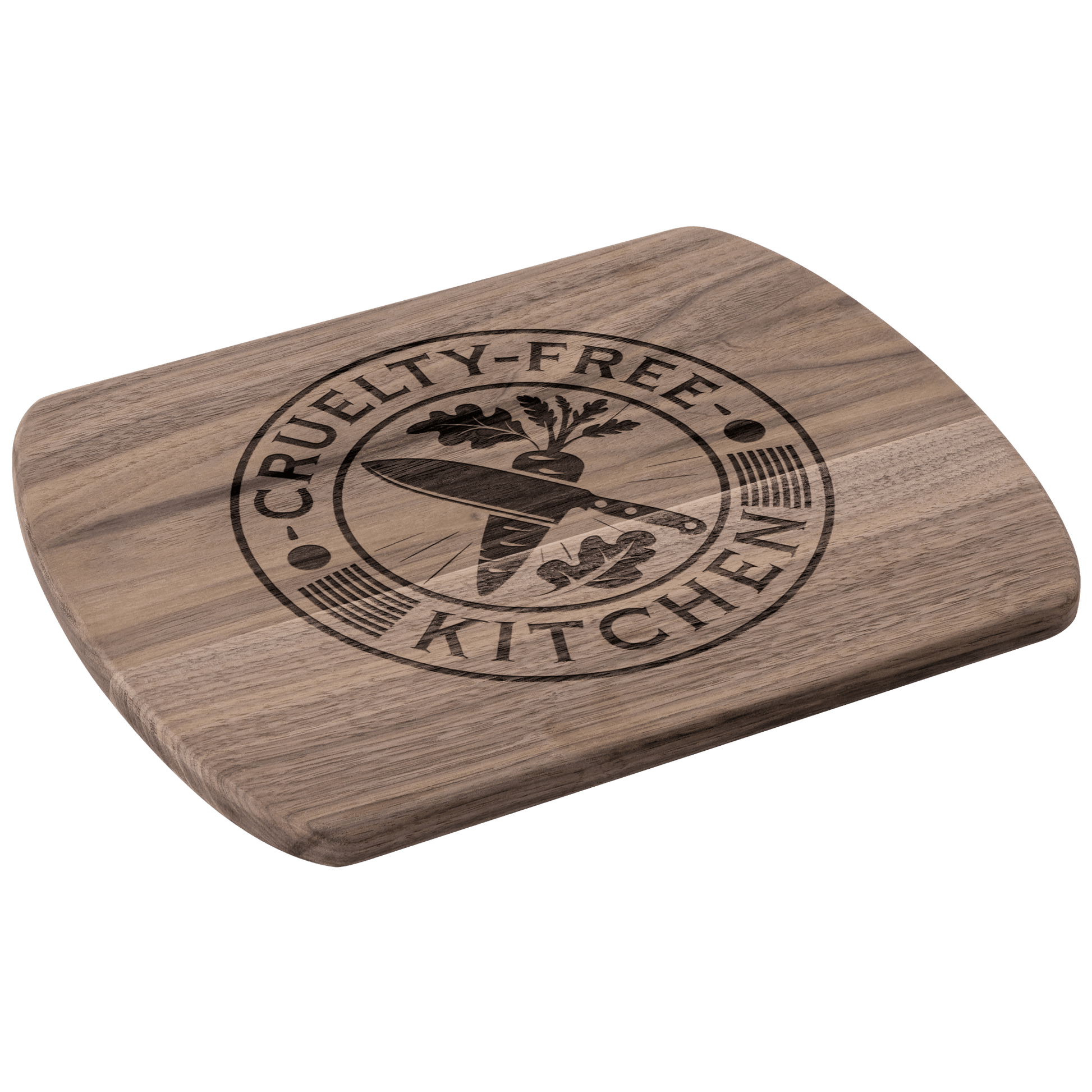 Cruelty Free Kitchen Cutting Board - For Health For Ethics - Small