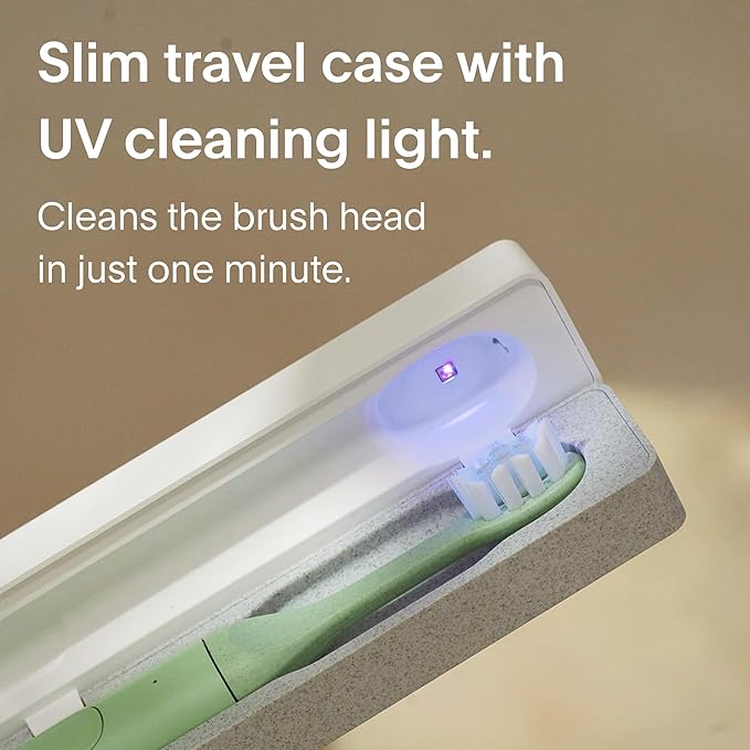 Electric Toothbrush — Sustainably Designed In California. Electric Toothbrushes Adults. Durable Slim Sonic Toothbrush & Accessories. 40 - Day Battery, Travel Tooth Brush. Made To Last. - For Health For Ethics - 