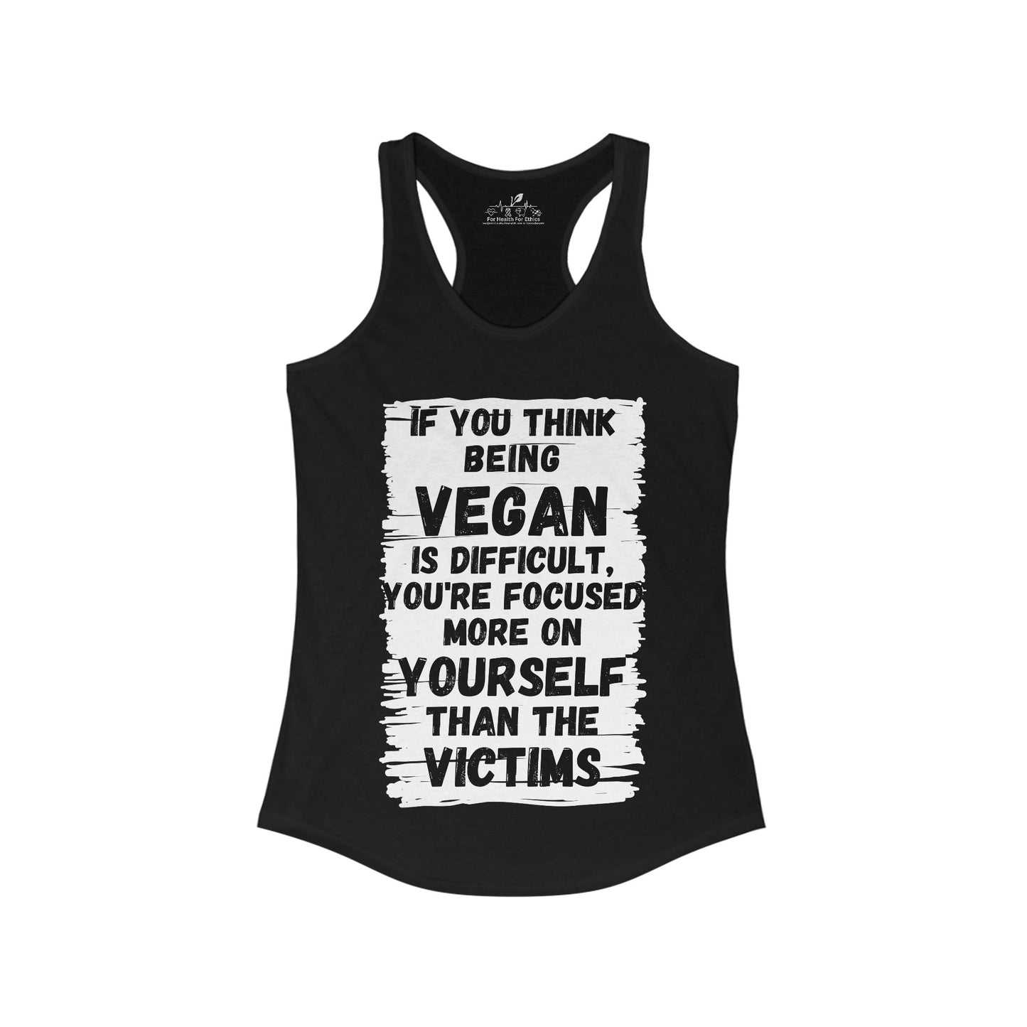 Empathy is Essential Racerback Tank - For Health For Ethics - XS