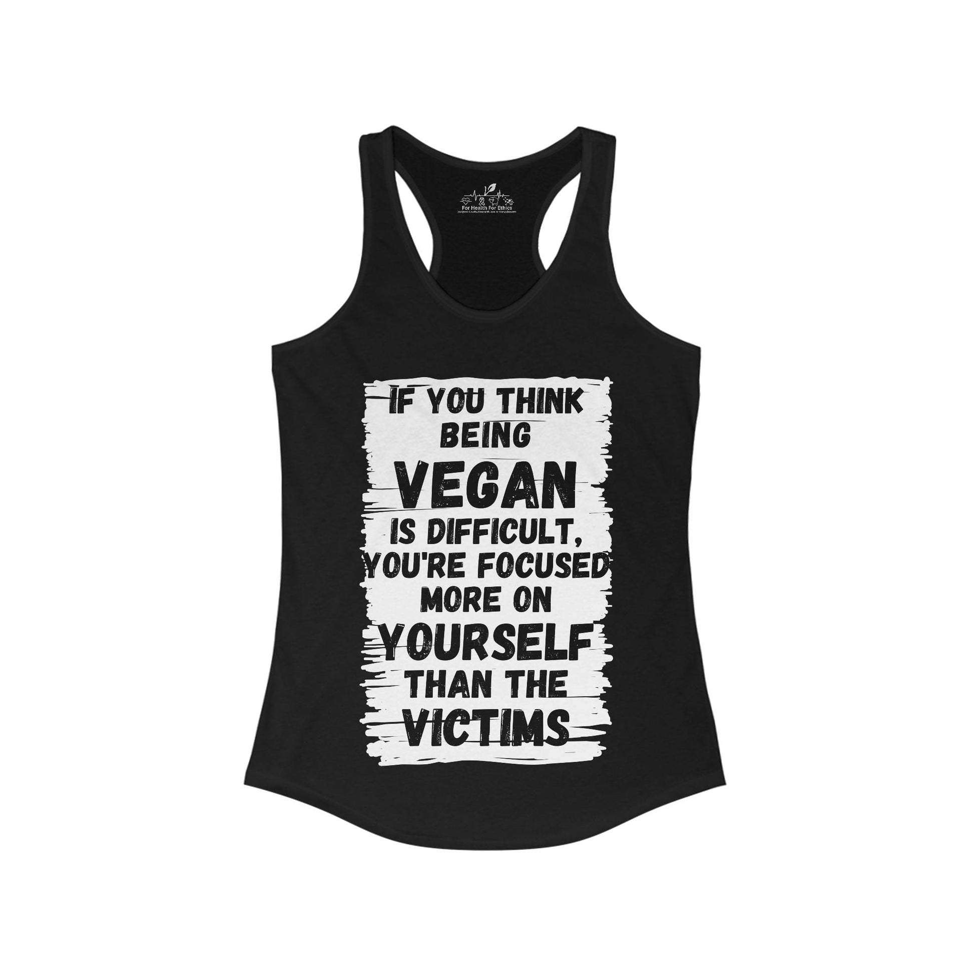 Empathy is Essential Racerback Tank - For Health For Ethics - XS