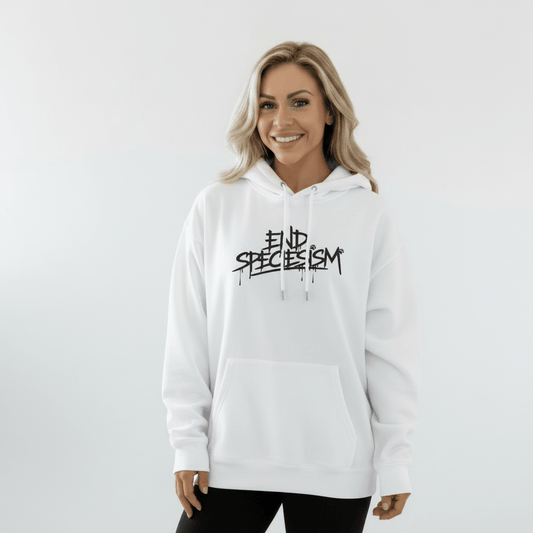 End Speciesism Hoodie - For Health For Ethics - Black