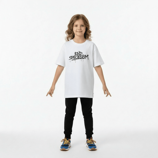 End Speciesism kids t-shirt - For Health For Ethics - Black