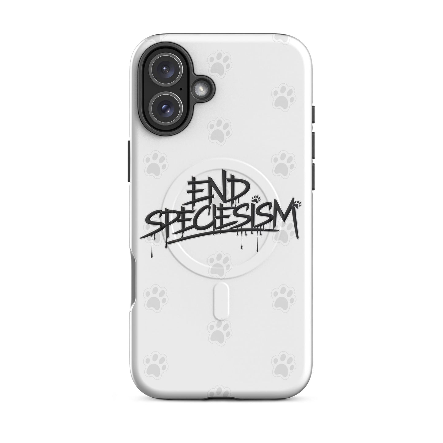 End Speciesism MagSafe® tough case for iPhone® - For Health For Ethics - iPhone 16 Plus