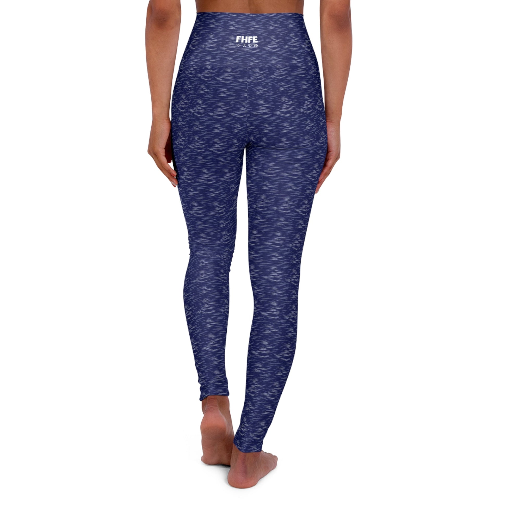 FHFE Blue Marl Ultra High Rise Leggings - For Health For Ethics - XS