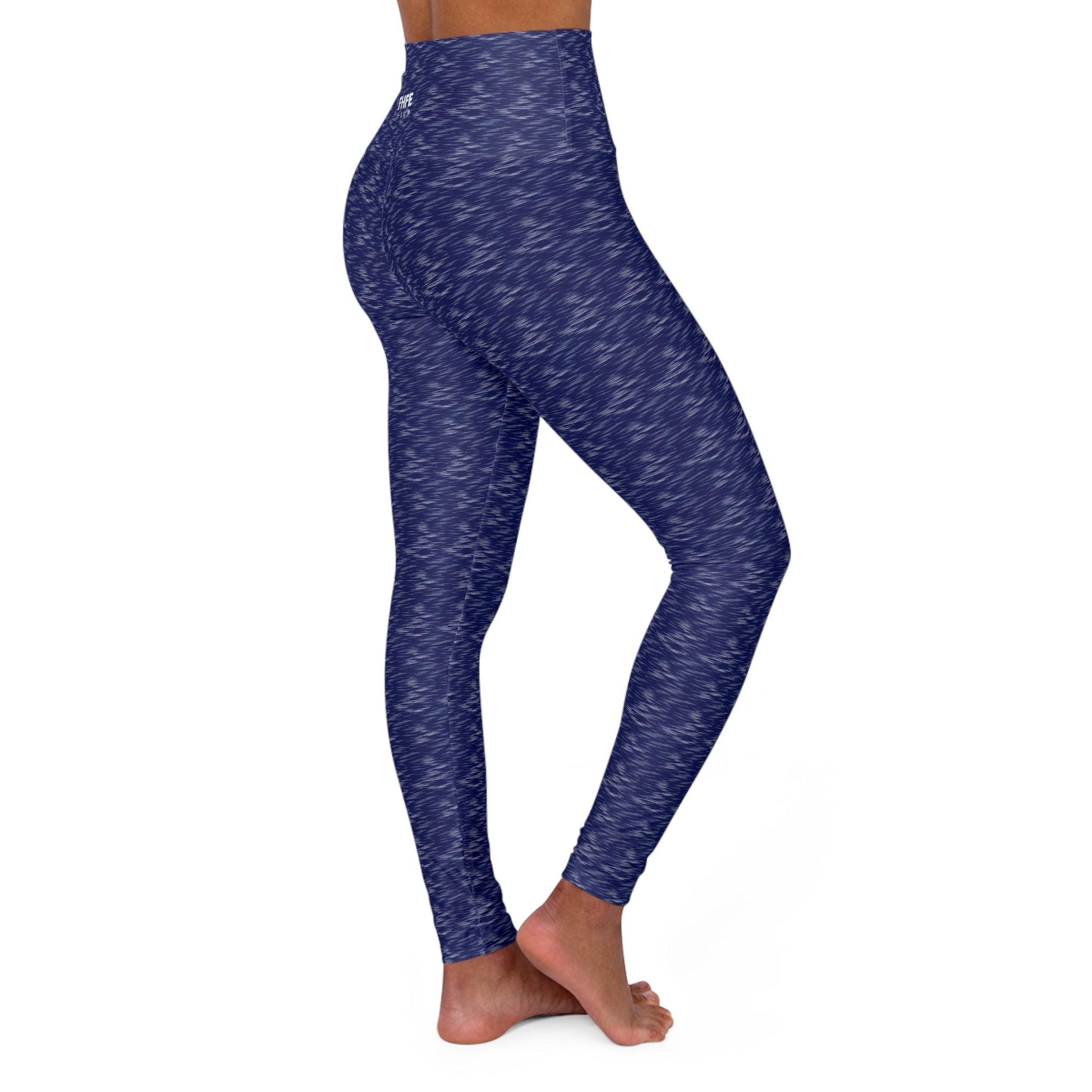 FHFE Blue Marl Ultra High Rise Leggings - For Health For Ethics - XS