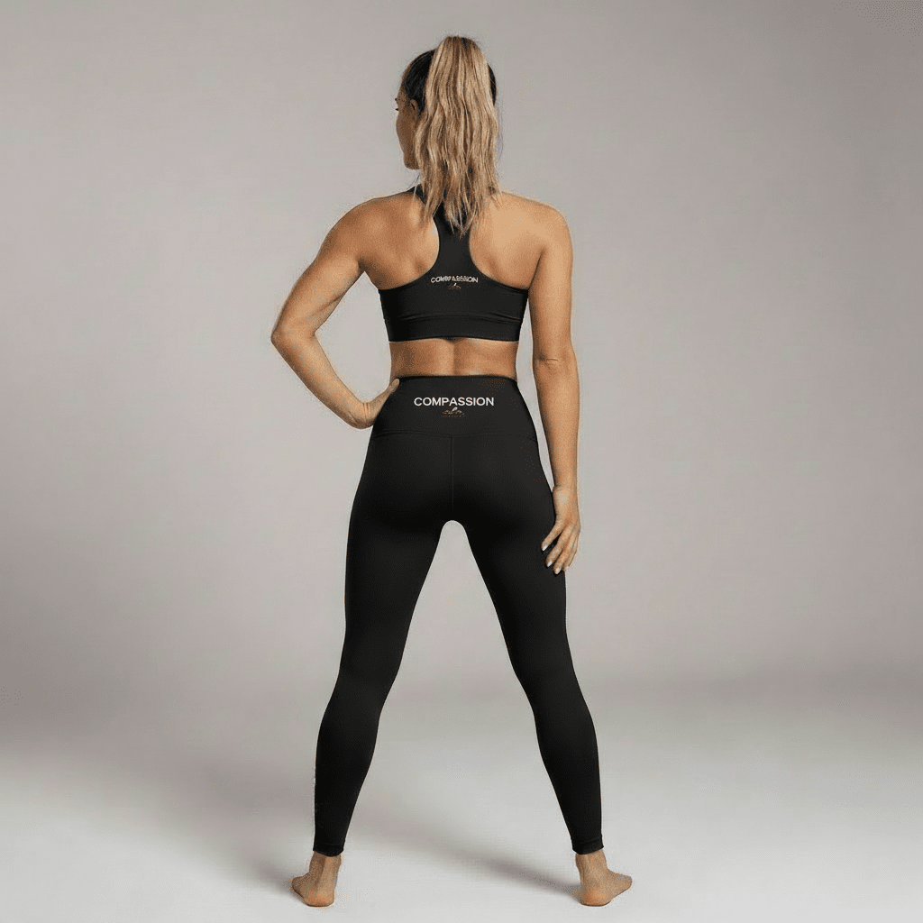FHFE Compassion Performance Longline Sports Bra - For Health For Ethics - XS