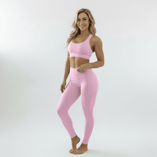 FHFE Pink Paws Performance Longline Sports Bra - For Health For Ethics - XS