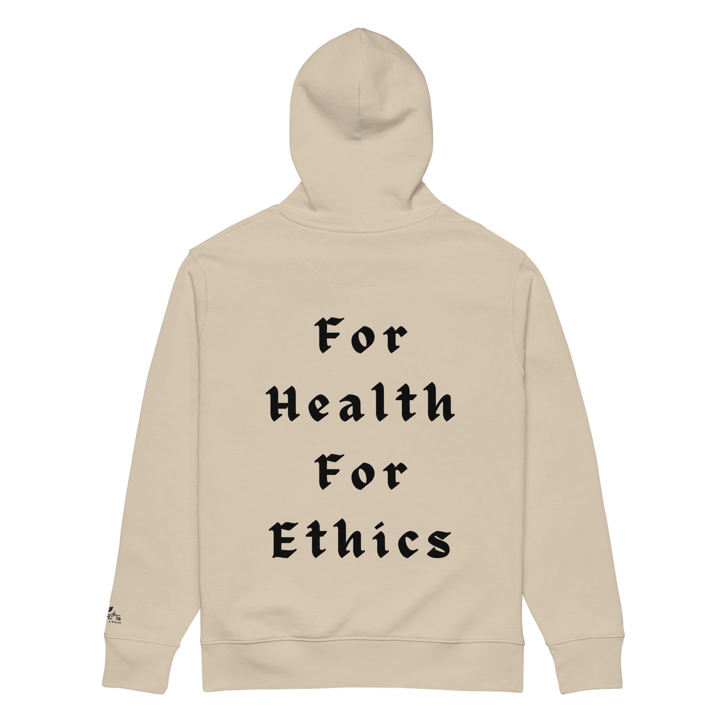 For Health For Ethics Hoodie - For Health For Ethics - Desert Dust