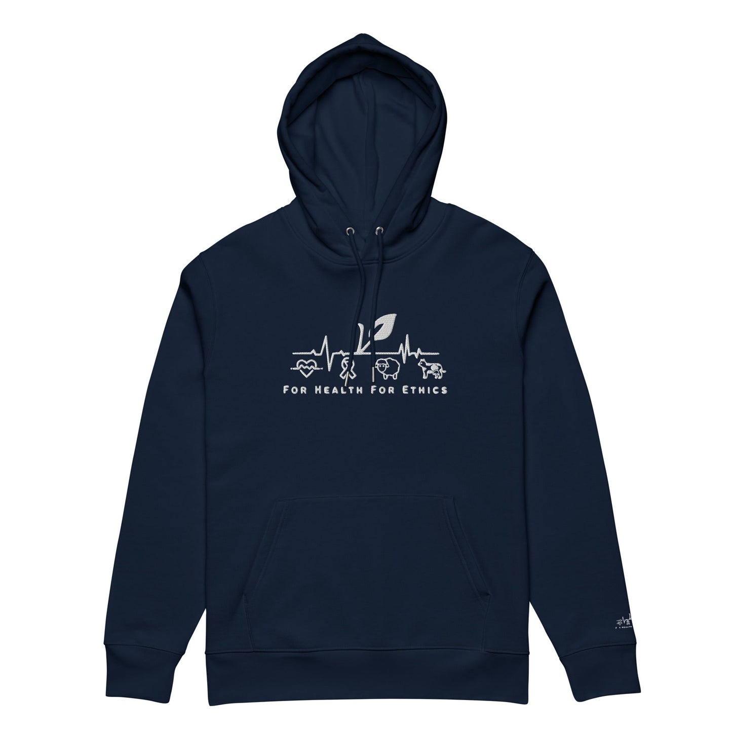 For Health For Ethics Hoodie - For Health For Ethics - French Navy