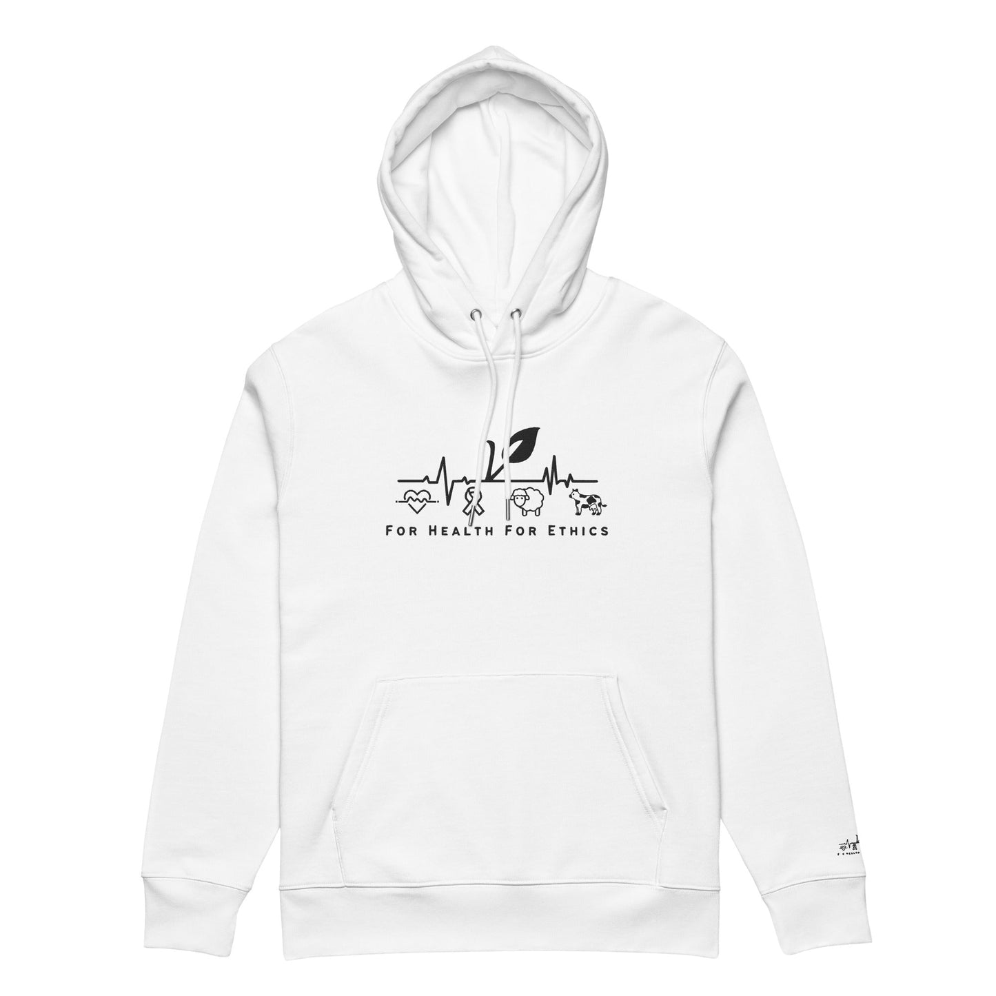For Health For Ethics Hoodie - For Health For Ethics - White