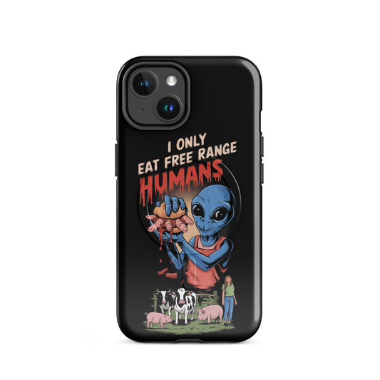 I Only Eat Free Range Humans MagSafe® tough case for iPhone® - For Health For Ethics - iPhone 14