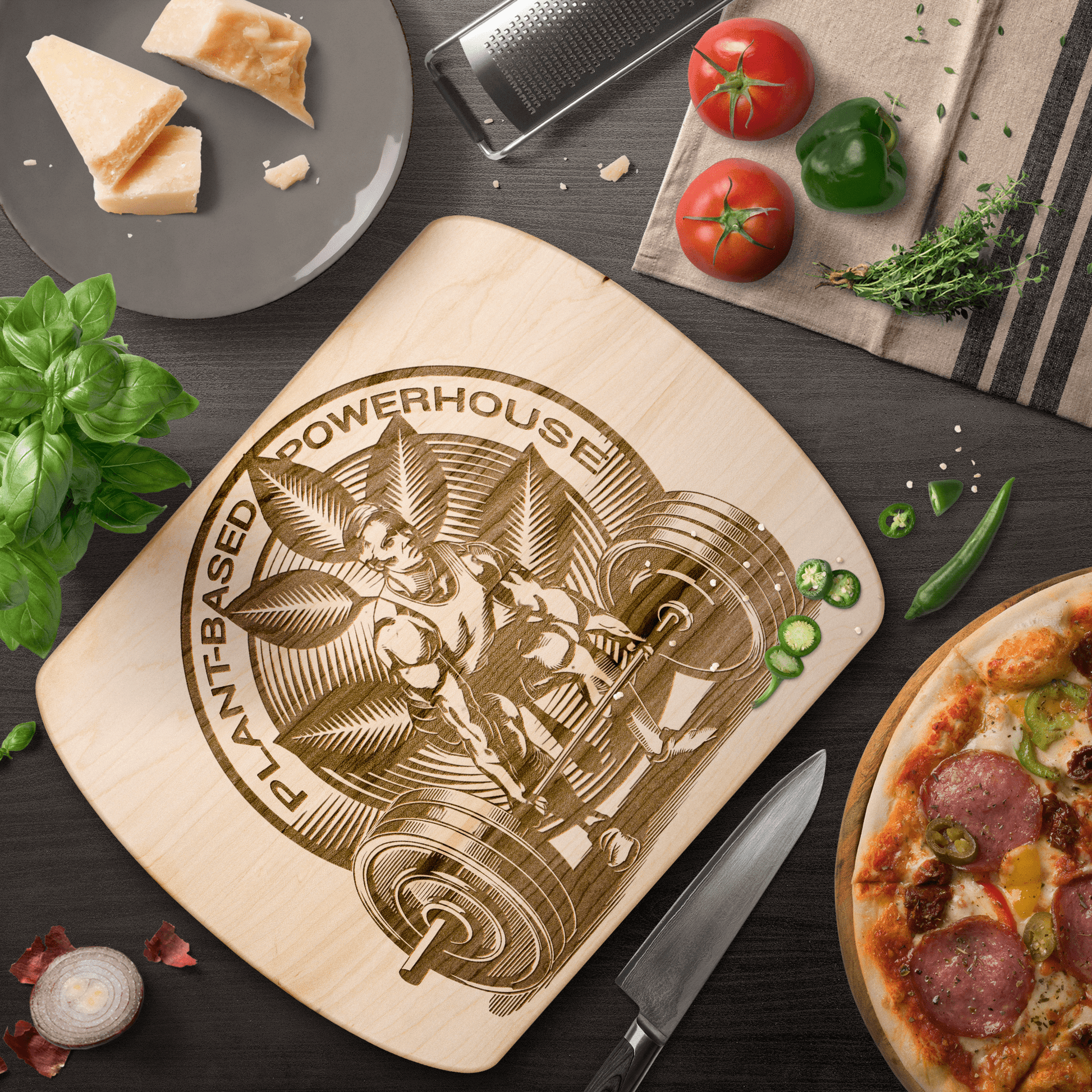 Plant - Based Powerhouse Cutting Board - For Health For Ethics - Small