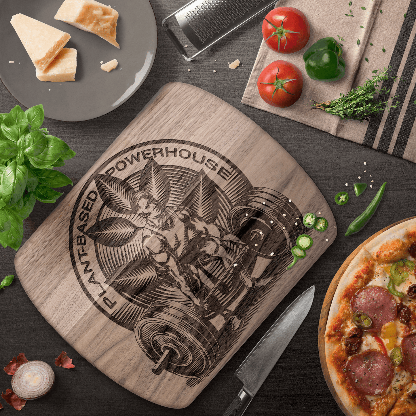Plant - Based Powerhouse Cutting Board - For Health For Ethics - Small