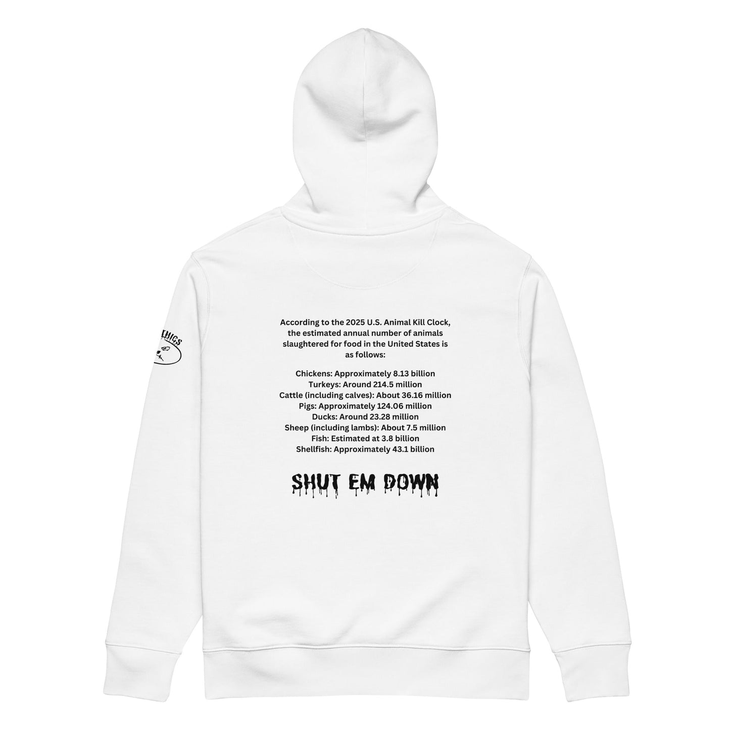 Shut em Down Hoodie - For Health For Ethics - S