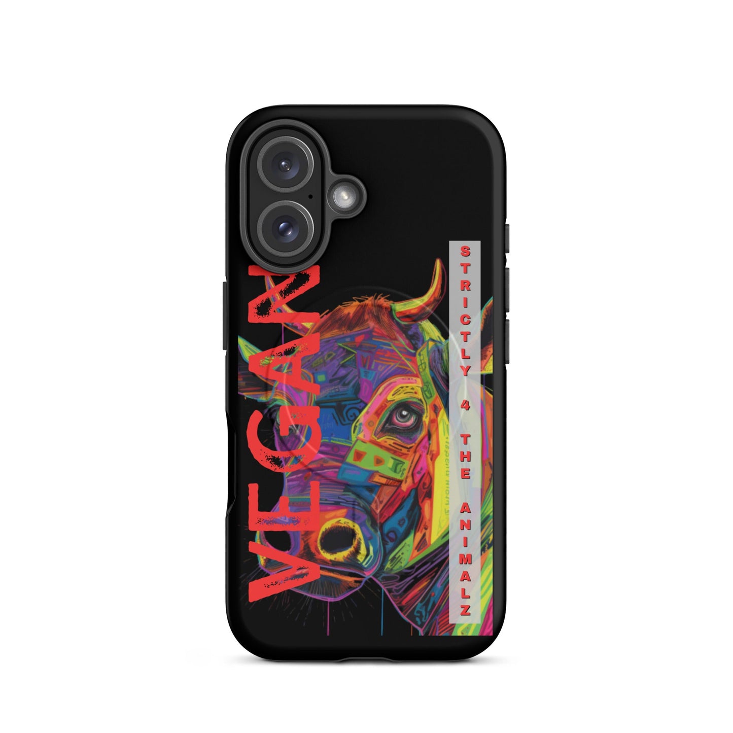 Strictly 4 The Animalz MagSafe® tough case for iPhone® - For Health For Ethics - iPhone 16