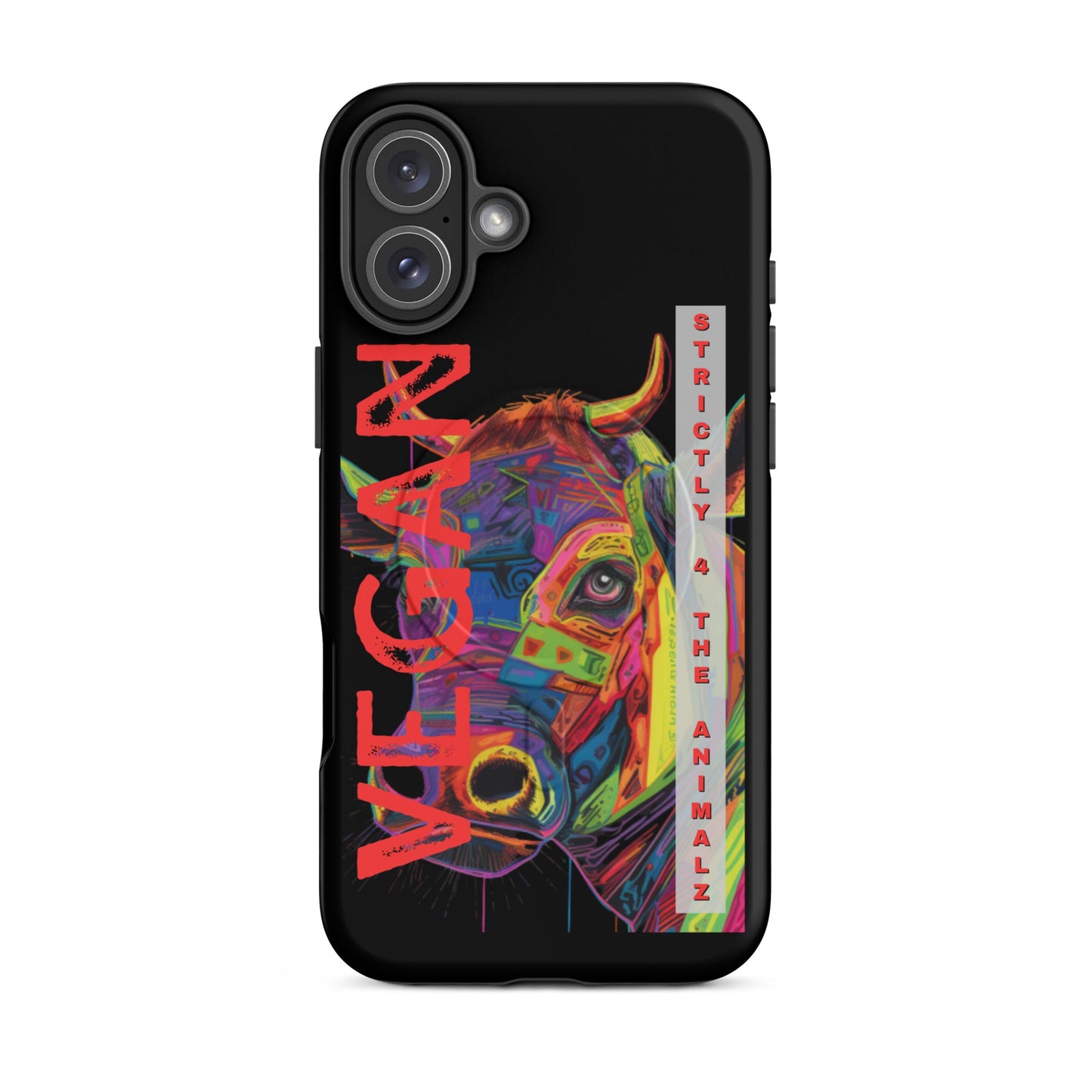 Strictly 4 The Animalz MagSafe® tough case for iPhone® - For Health For Ethics - iPhone 16 Plus