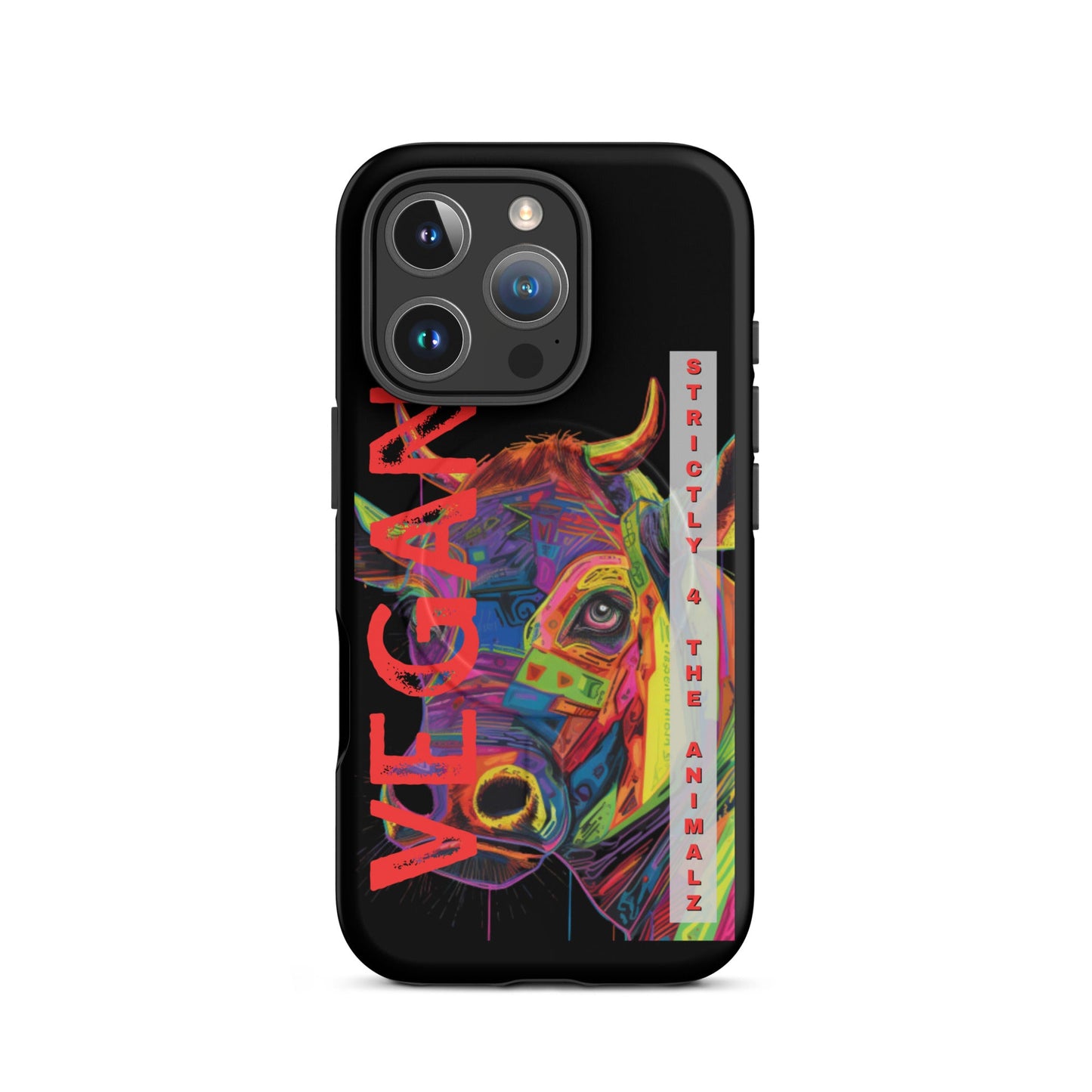 Strictly 4 The Animalz MagSafe® tough case for iPhone® - For Health For Ethics - iPhone 16 Pro