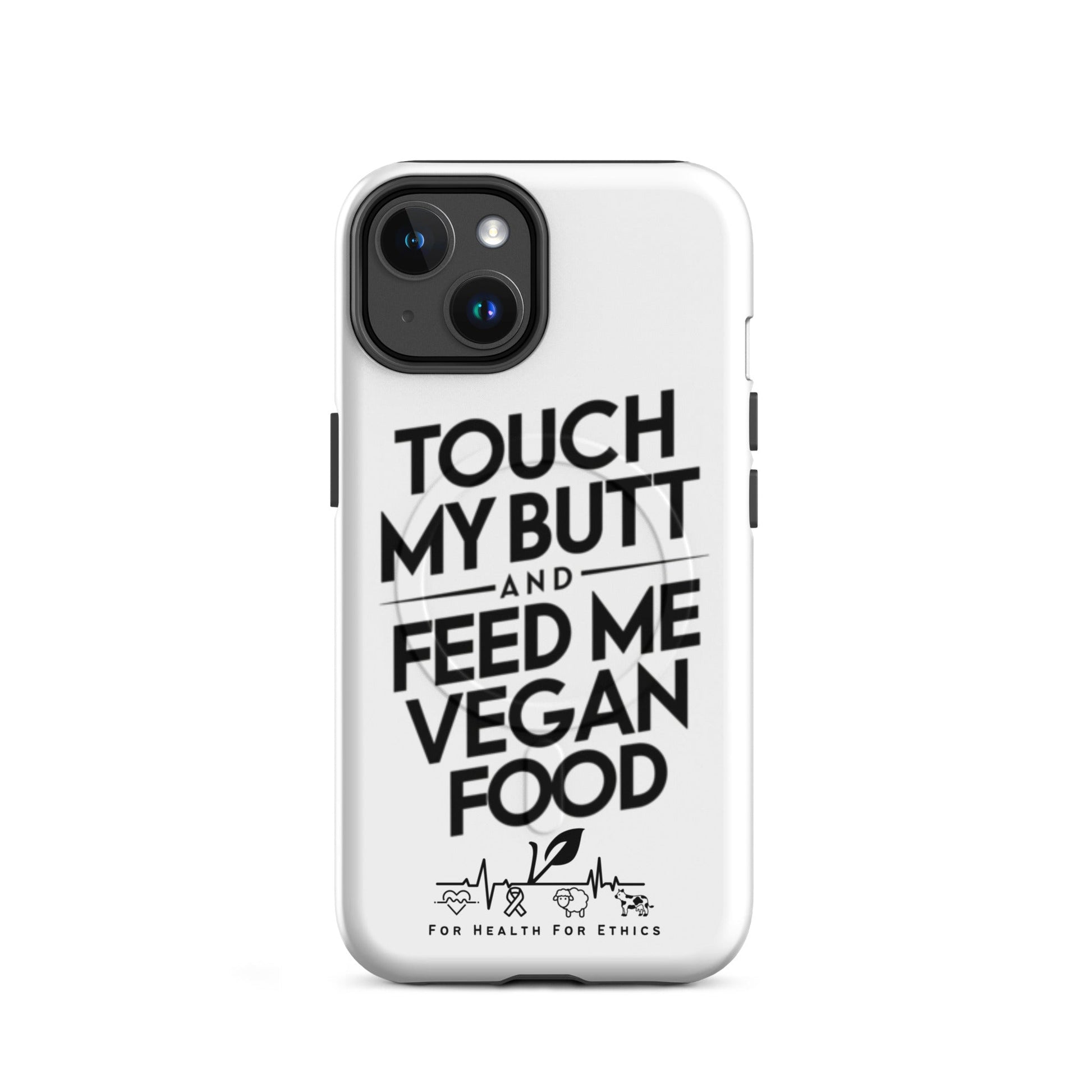 True Vegan Love MagSafe® tough case for iPhone® - For Health For Ethics - iPhone 14
