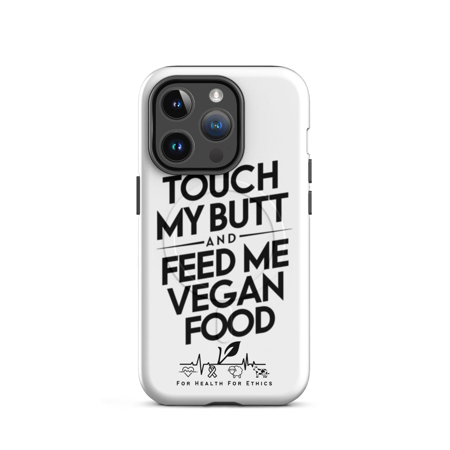 True Vegan Love MagSafe® tough case for iPhone® - For Health For Ethics - iPhone 14 Pro