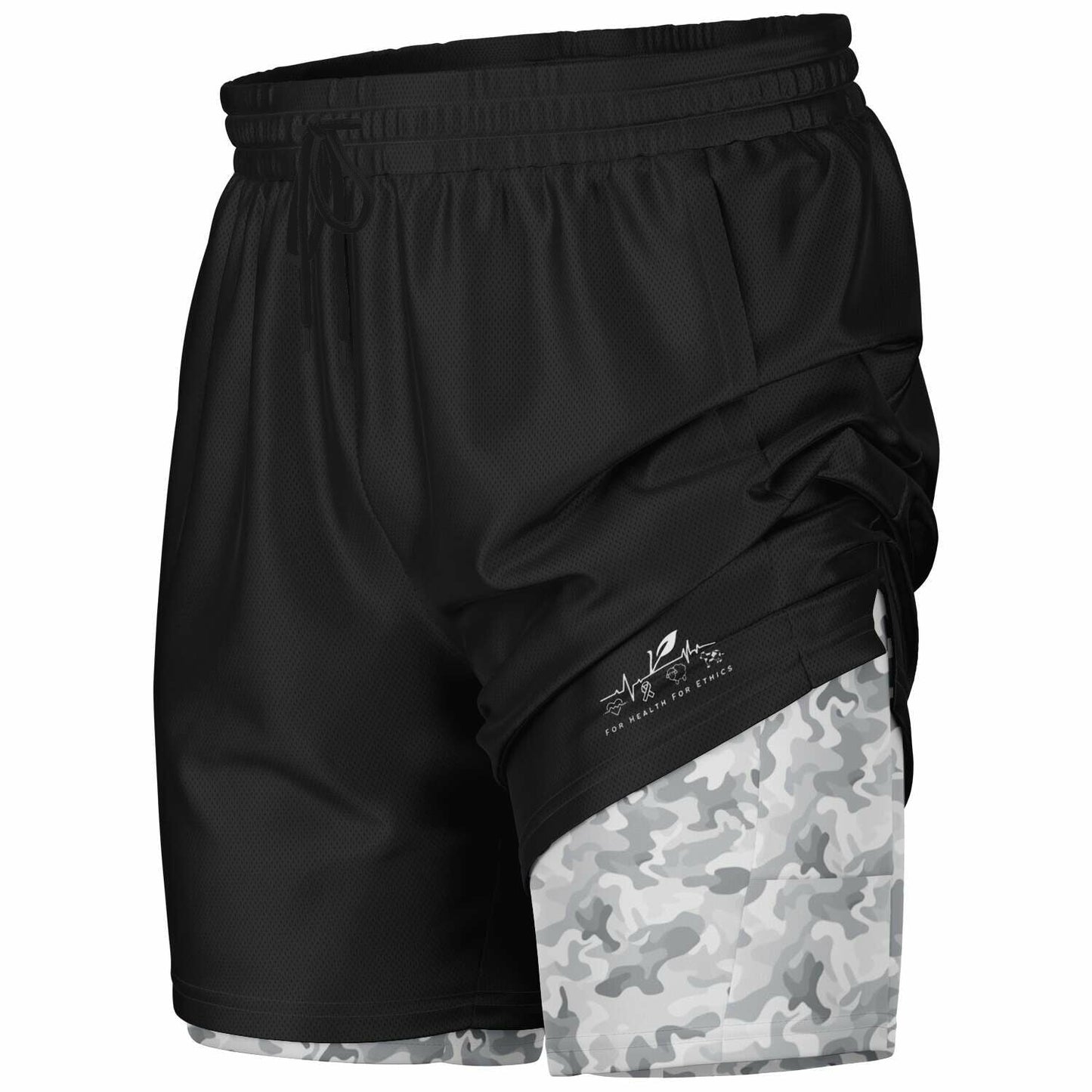 Unstoppable 2 - in - 1 Men's Performance Shorts - For Health For Ethics - XS