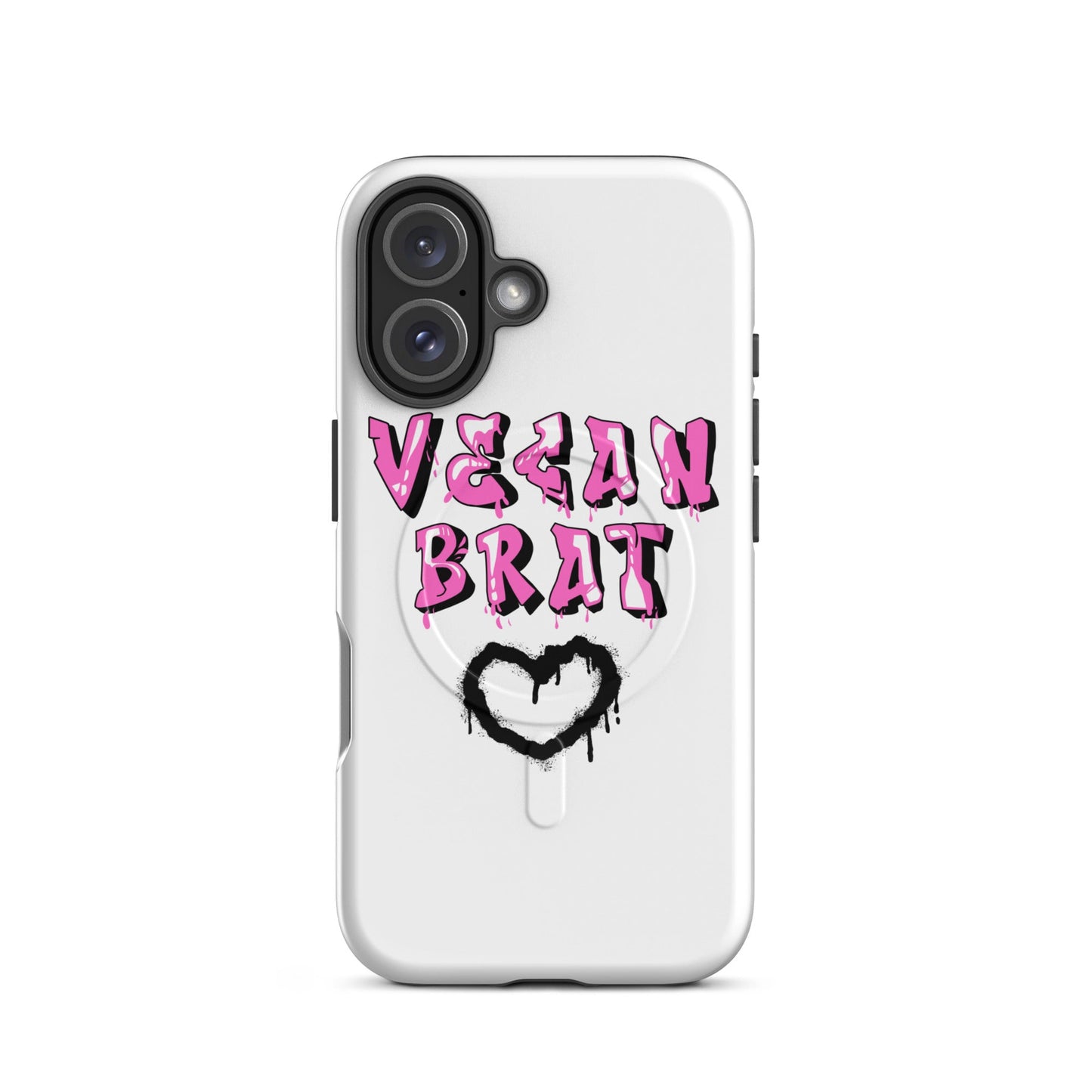 Vegan Brat MagSafe® tough case for iPhone® - For Health For Ethics - iPhone 16