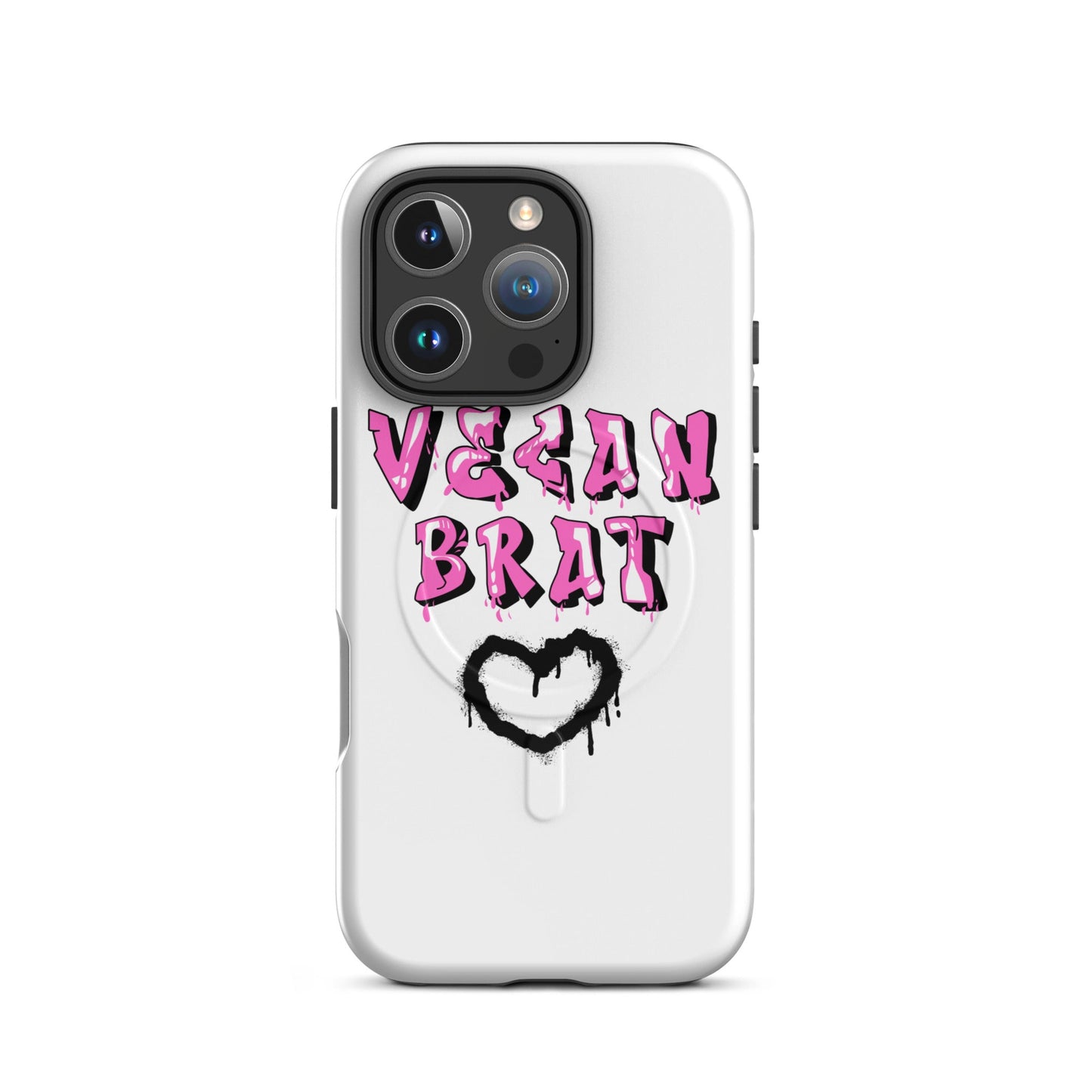 Vegan Brat MagSafe® tough case for iPhone® - For Health For Ethics - iPhone 16 Pro