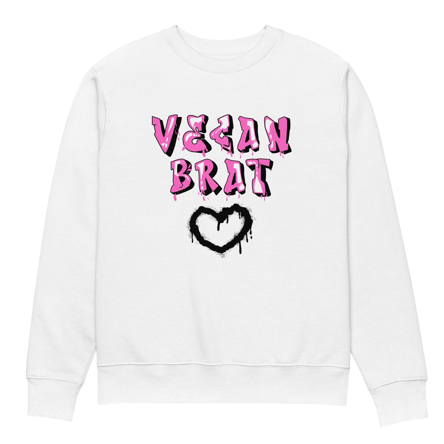 Vegan Brat Sweatshirt - For Health For Ethics - White