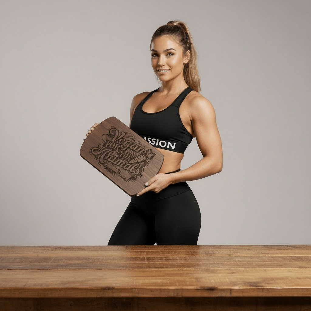 Vegan for the Animals Cutting Board - For Health For Ethics - Small