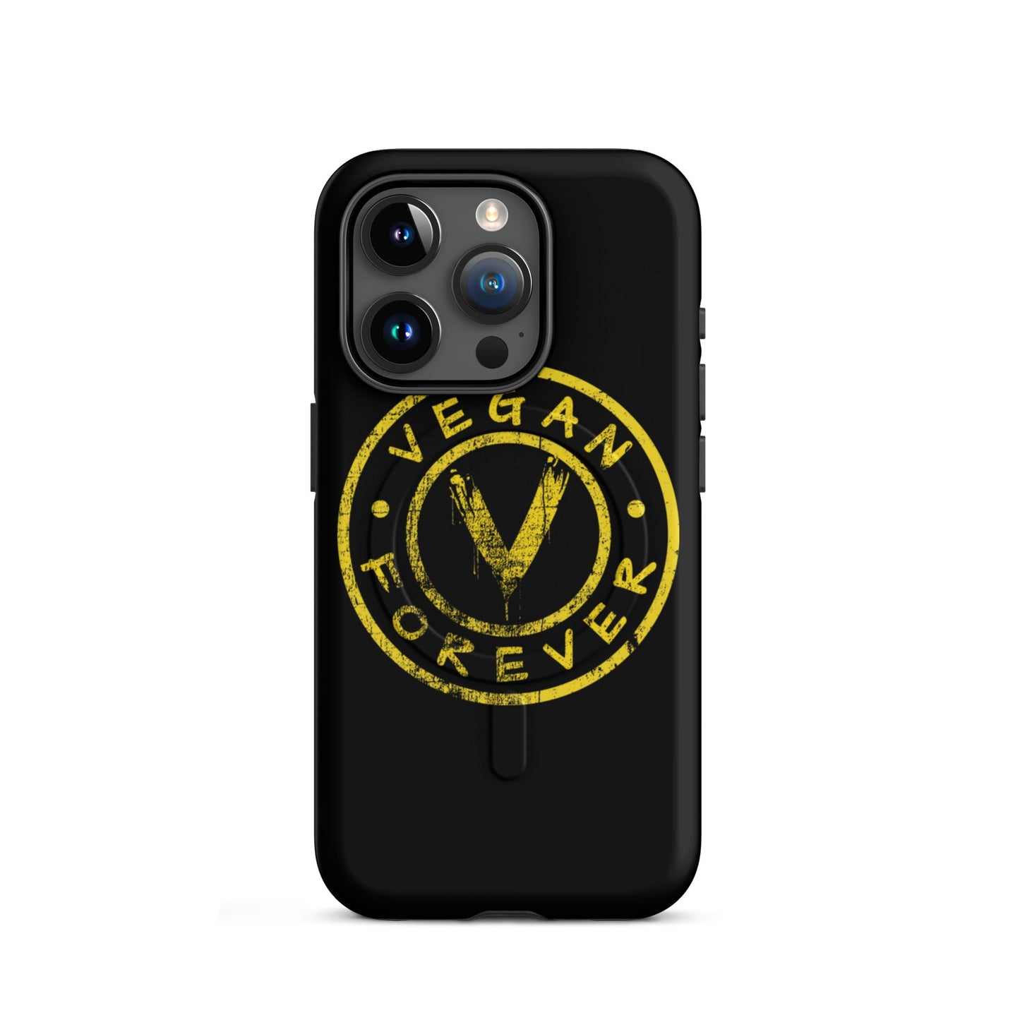 Vegan Forever MagSafe® tough case for iPhone® - For Health For Ethics - iPhone 15 Pro