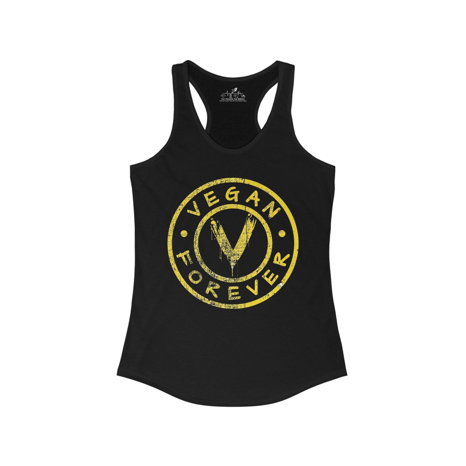 Vegan Forever Racerback Tank - For Health For Ethics - XS