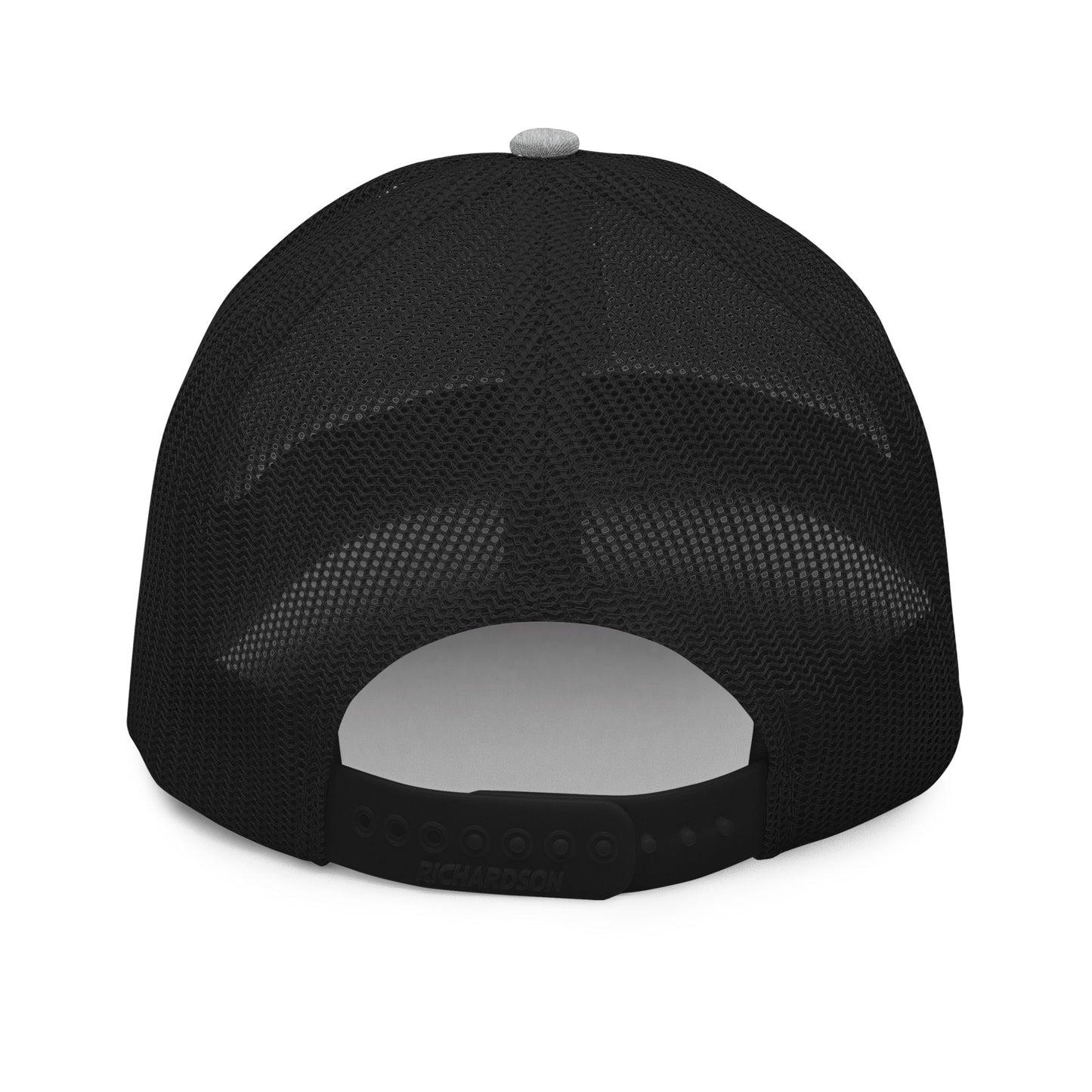 American Flag Hat - For Health For Ethics - Heather Grey / Black - Back