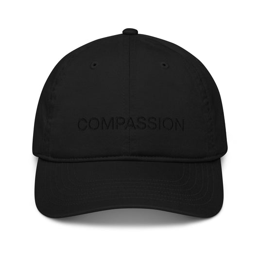 Compassion Organic Hat - For Health For Ethics - Black Out
