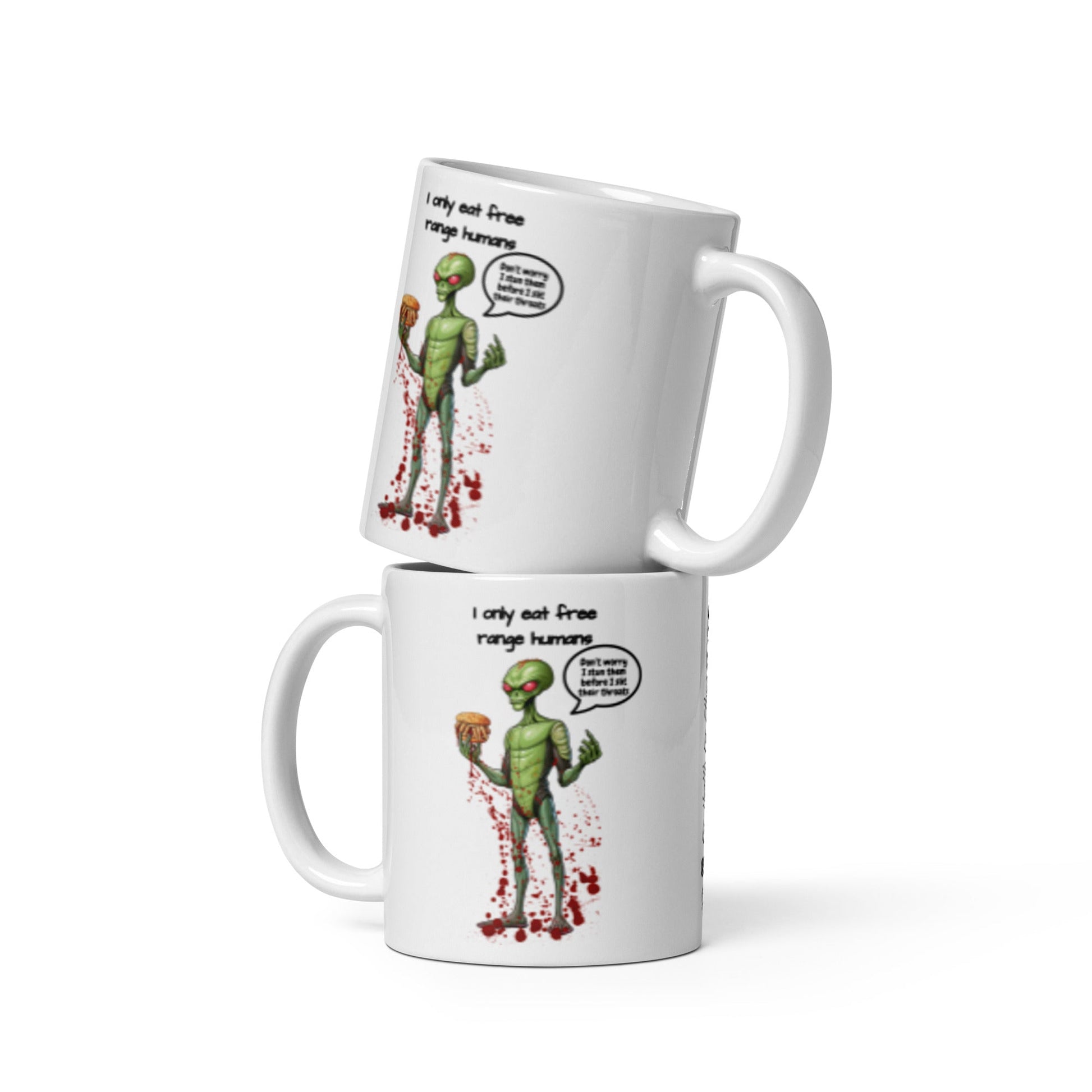 Free Range Humans Mug - For Health For Ethics - 11 oz