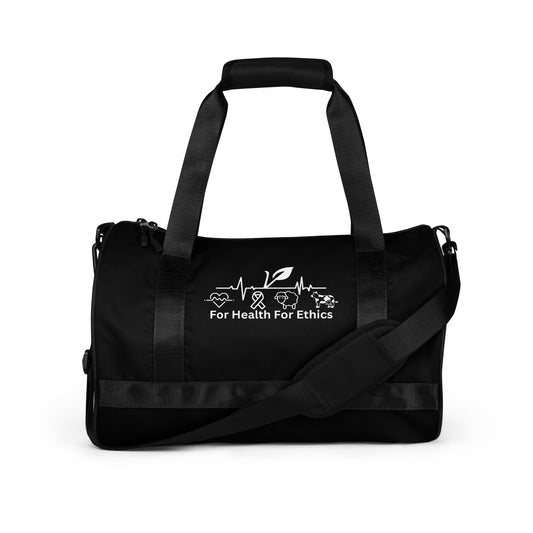 Gym Duffle Bag - For Health For Ethics -