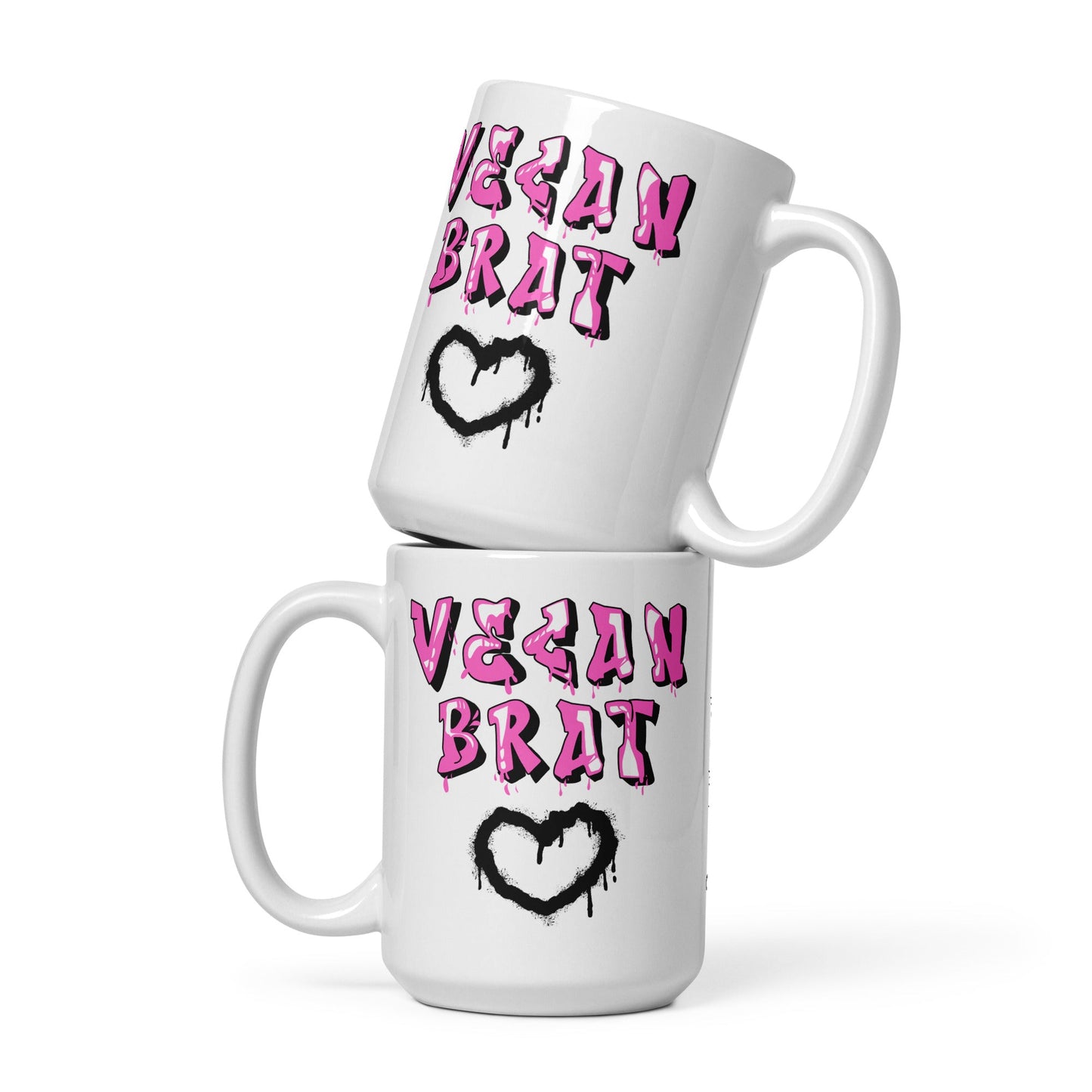 Vegan Brat Mug - For Health For Ethics - 15 oz