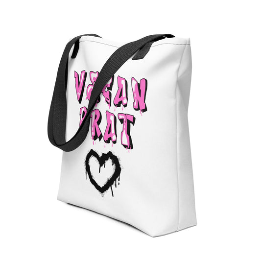 Vegan Brat Tote Bag - For Health For Ethics -