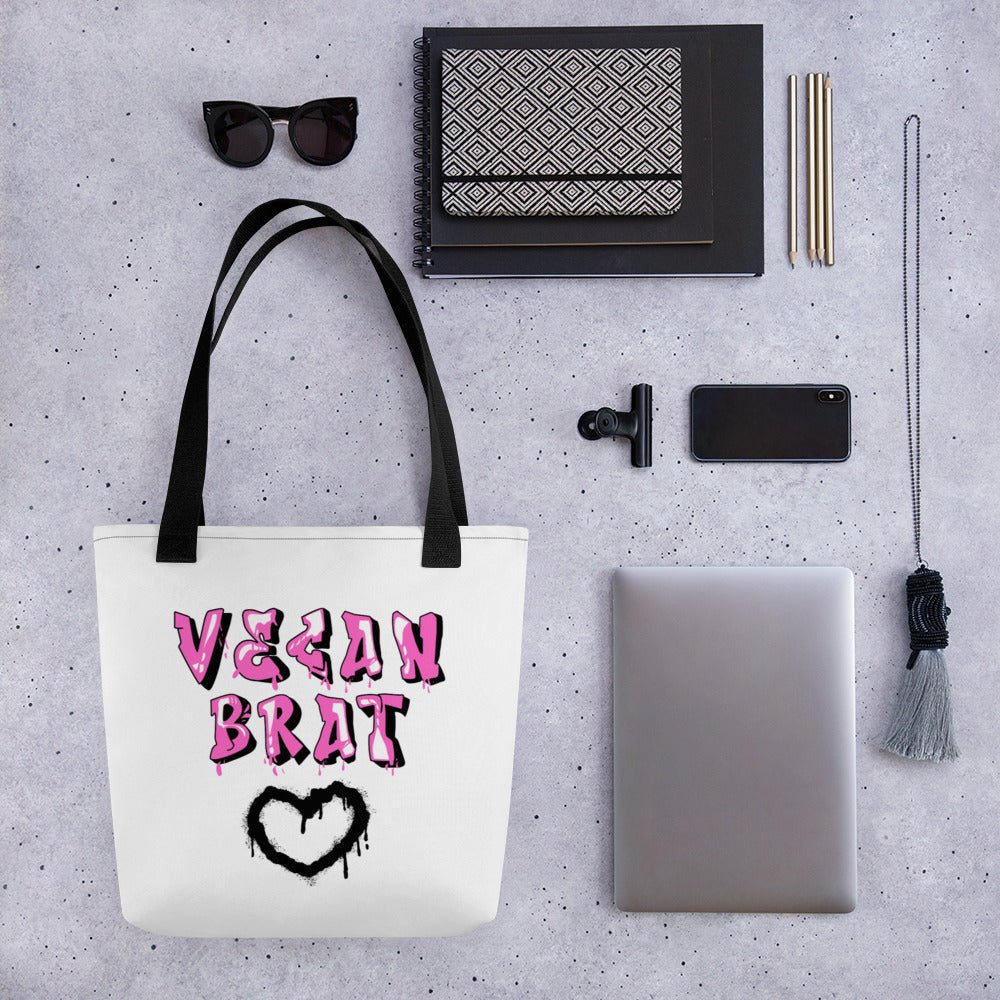 Vegan Brat Tote Bag - For Health For Ethics -